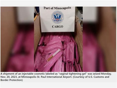 MSP Customs seize syringes of unapproved ‘vaginal tightening gel’